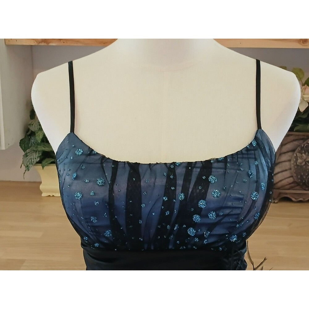 B. Darlin Cocktail Party Dress Prom Wedding Sequin Tool Overlay Size 3/4 Zipper - Picture 7 of 16